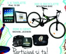Castiga 5 tablete iPad, 300 biciclete si 2.000 de genti