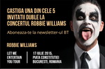 Castiga 5 invitatii duble la concertul Robbie Williams