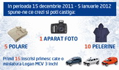 Castiga un aparat foto si alte 30 de premii oferite de Dacia
