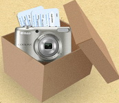 Castiga un aparat foto Nikon Coolpix L26 si 2 bilete de avion la Amsterdam