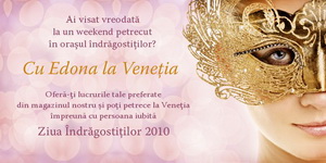 Castiga un weekend romantic la Venetia de Valentine's Day 2010