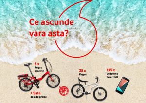 Câștigă 5 biciclete electrice Pegas Dinamic Camping, 35 biciclete Pegas Cutezător și 105 smartphone-uri Vodafone N8